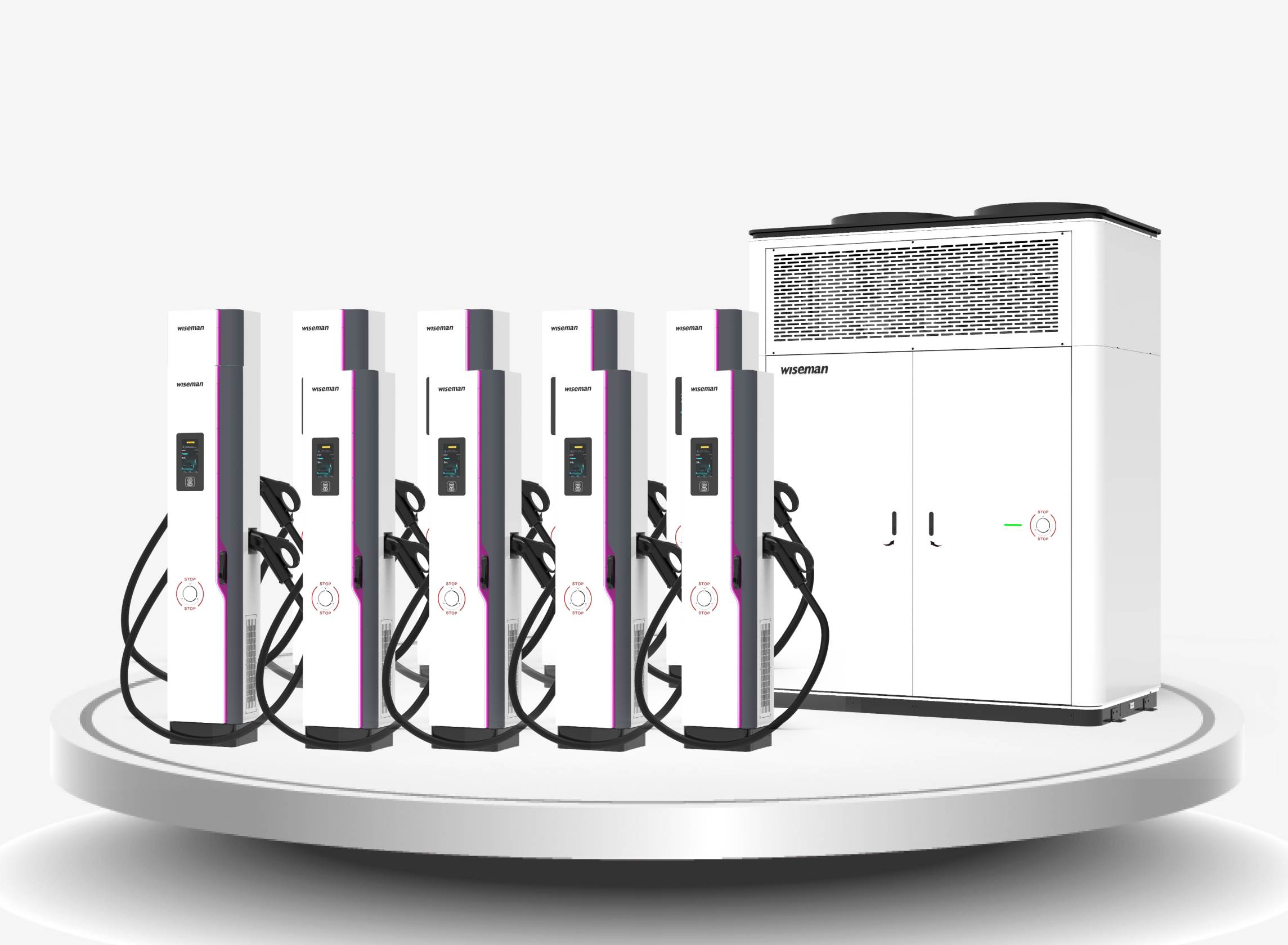 640kW液冷超级充电堆